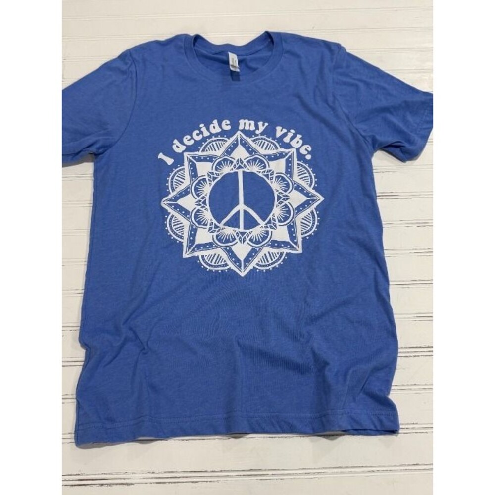 MEDIUM UNISEX DECIDE MY VIBE T-SHIRT